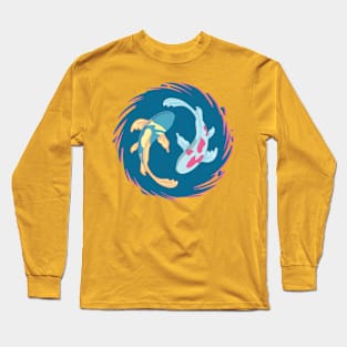 Koi Fish Swirl Long Sleeve T-Shirt